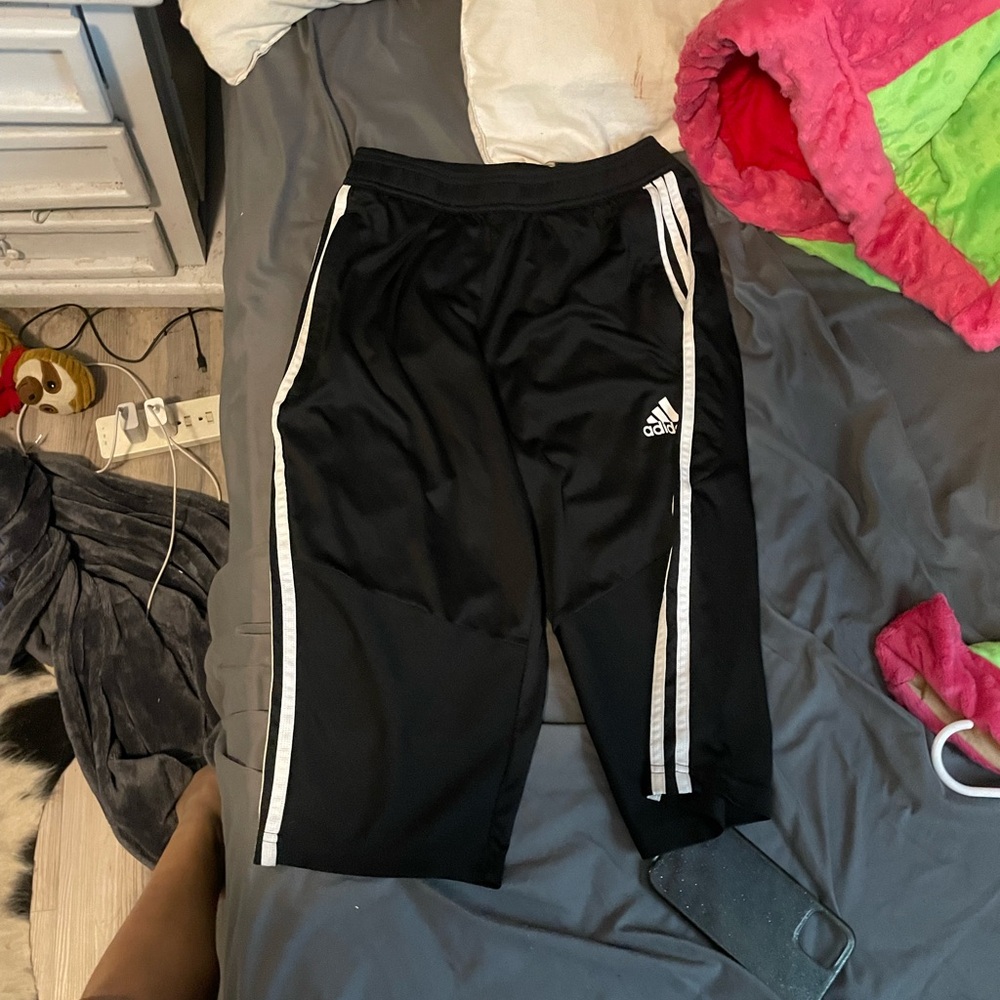 Black Adidas joggers